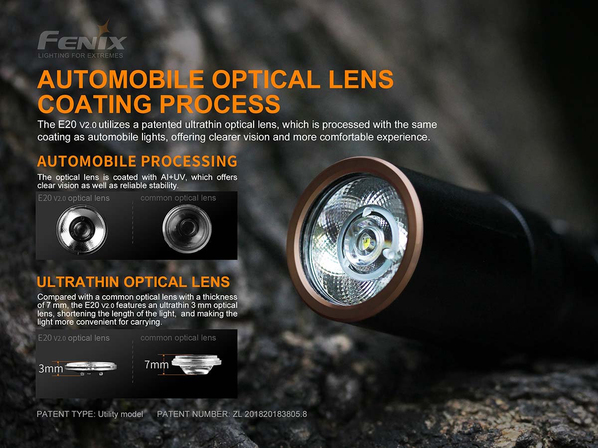 Fenix E20 V2.0 AA Flashlight 