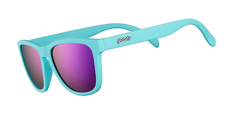 goodr OG - Sports Sunglasses - Electric Dinotopia Carnival Electric Dinotopia Carnival OS 