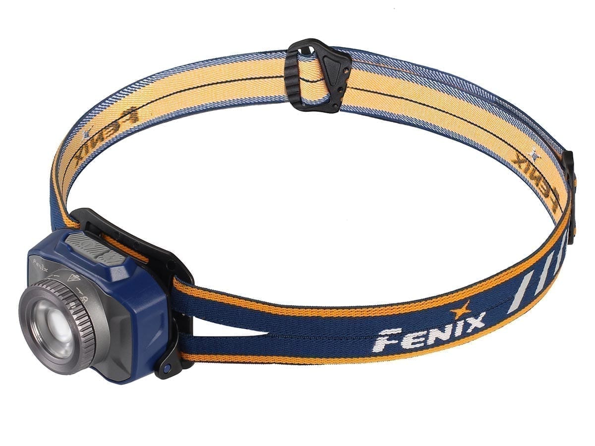 Fenix HL40R Focusable USB Rechargeable Headlamp Blue/Gray 