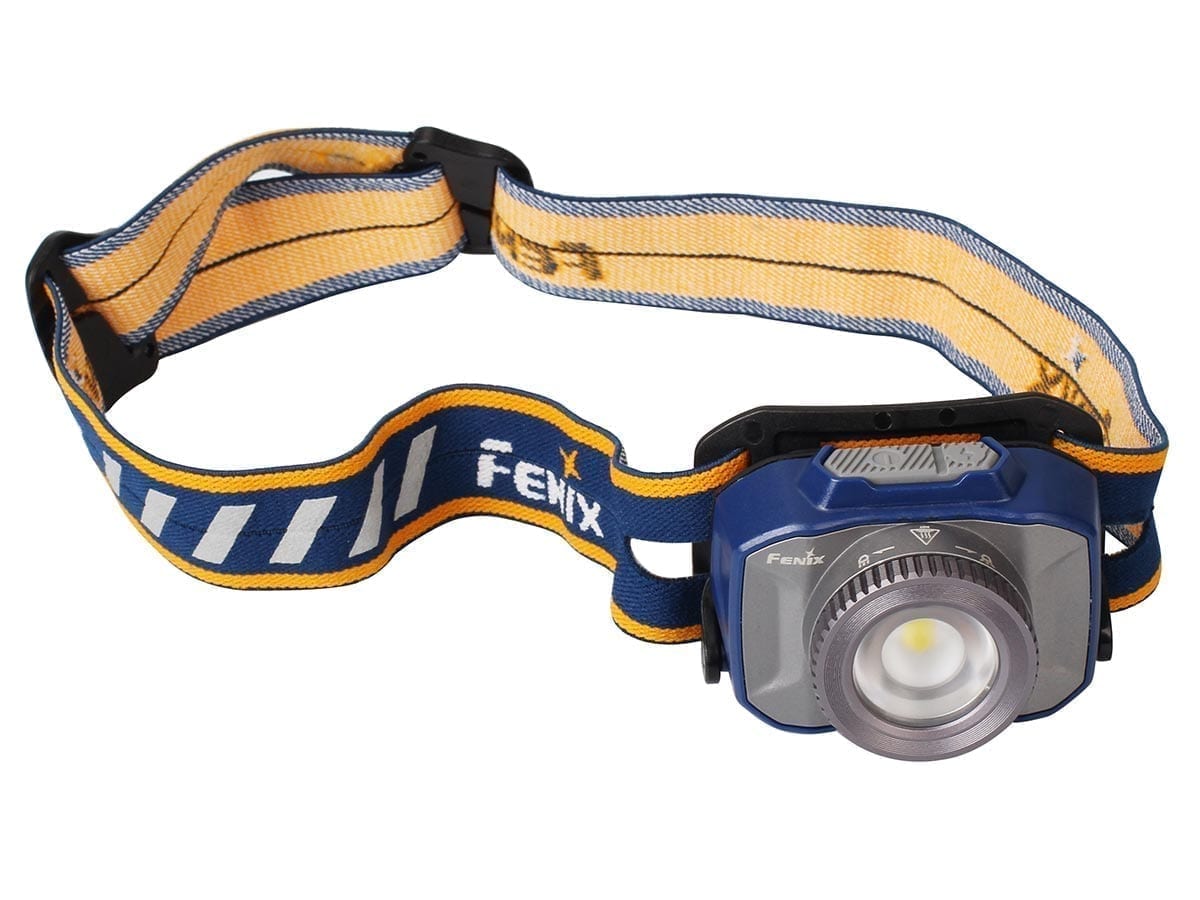 Fenix HL40R Focusable USB Rechargeable Headlamp Blue/Gray 