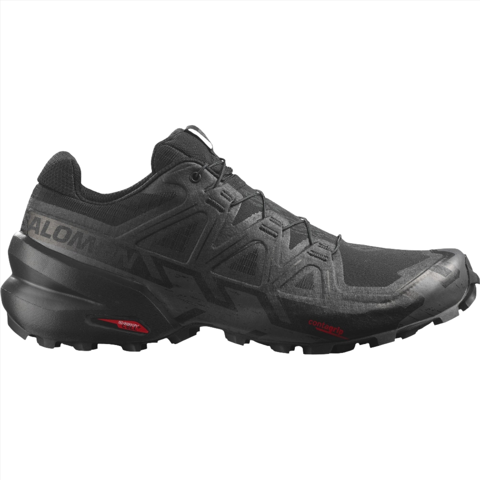 Salomon Speedcross 6 Men's Trail Running Shoes Black/Black/Phantom US 10.5 