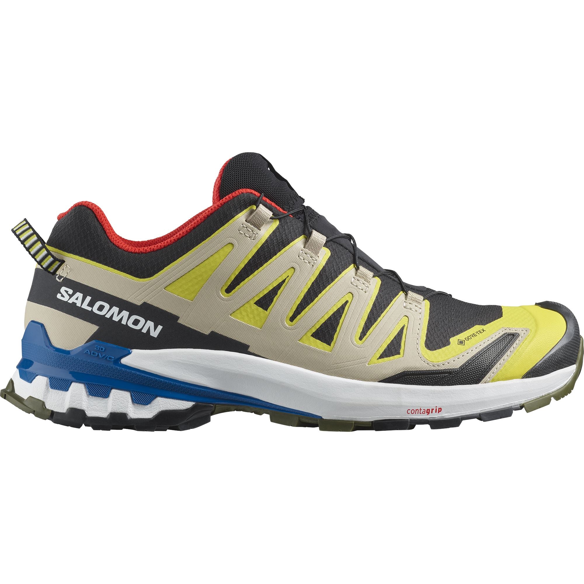 Salomon XA Pro 3D V9 GTX Men's Trail Running Shoes Black/Buttercap/Lapis Blue US 9 