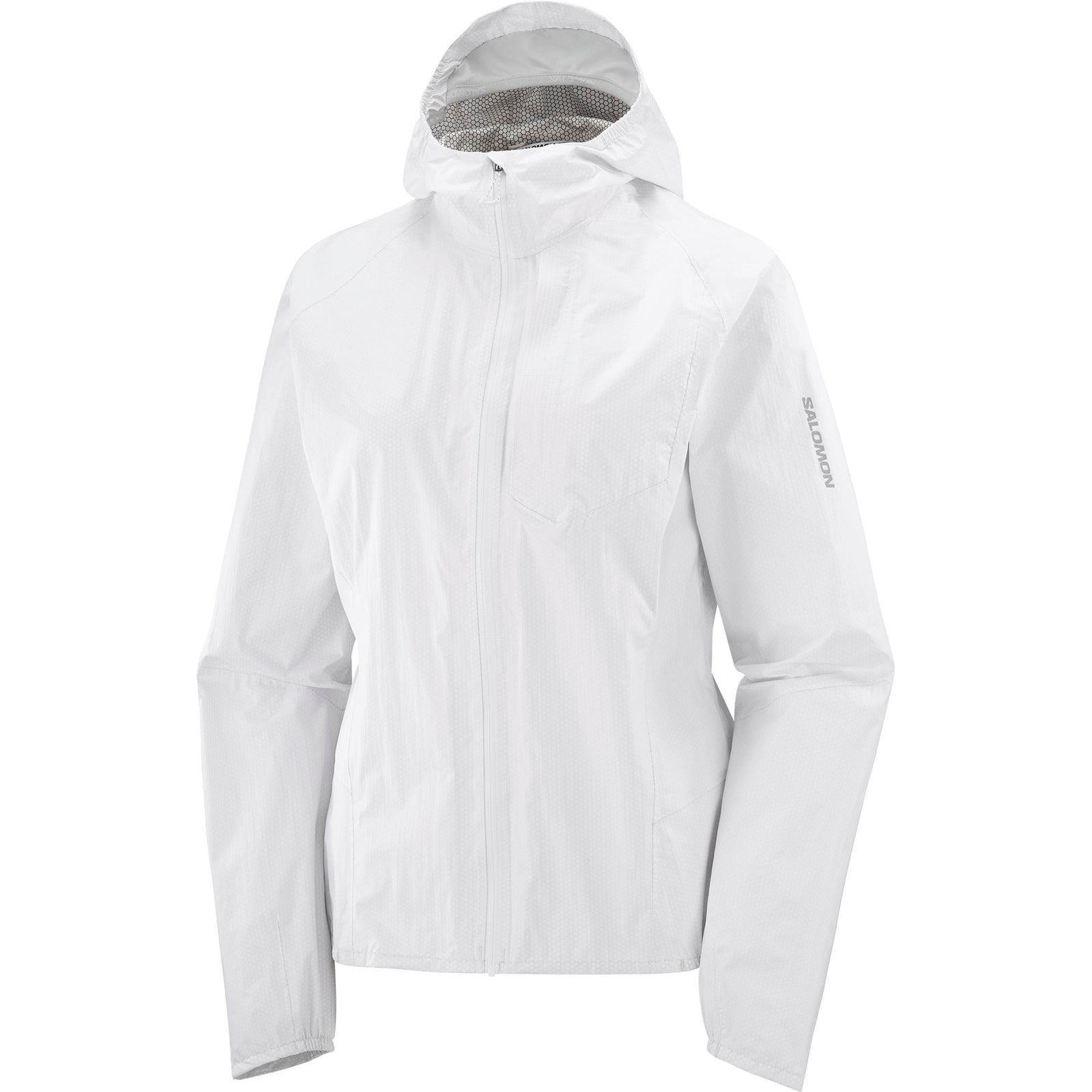 Salomon Bonatti Waterproof Women's Shell Jacket White XS 