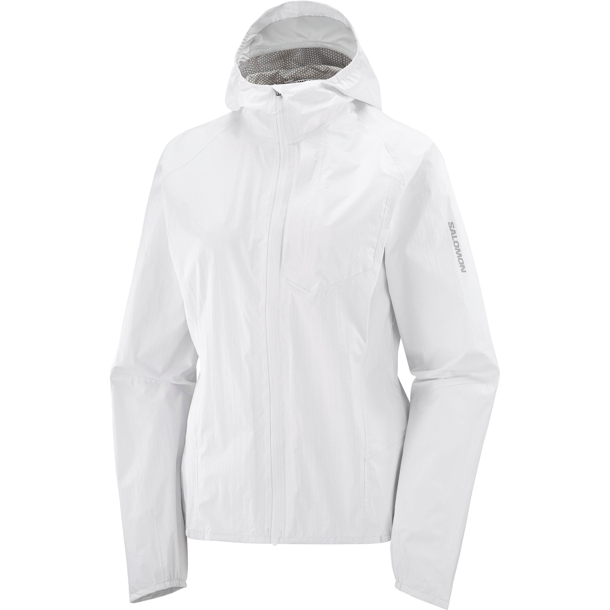 Salomon Bonatti Waterproof Women's Shell Jacket White XS 
