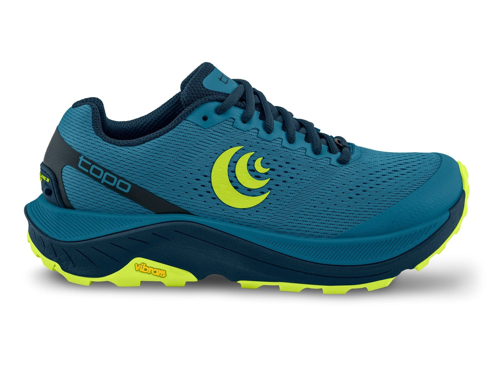 Topo Men's Ultraventure 3 Trail Running Shoes Blue/Lime US 9 