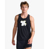2XU Men's Light Speed Singlet MR6949A Black White X/White Reflective XS 