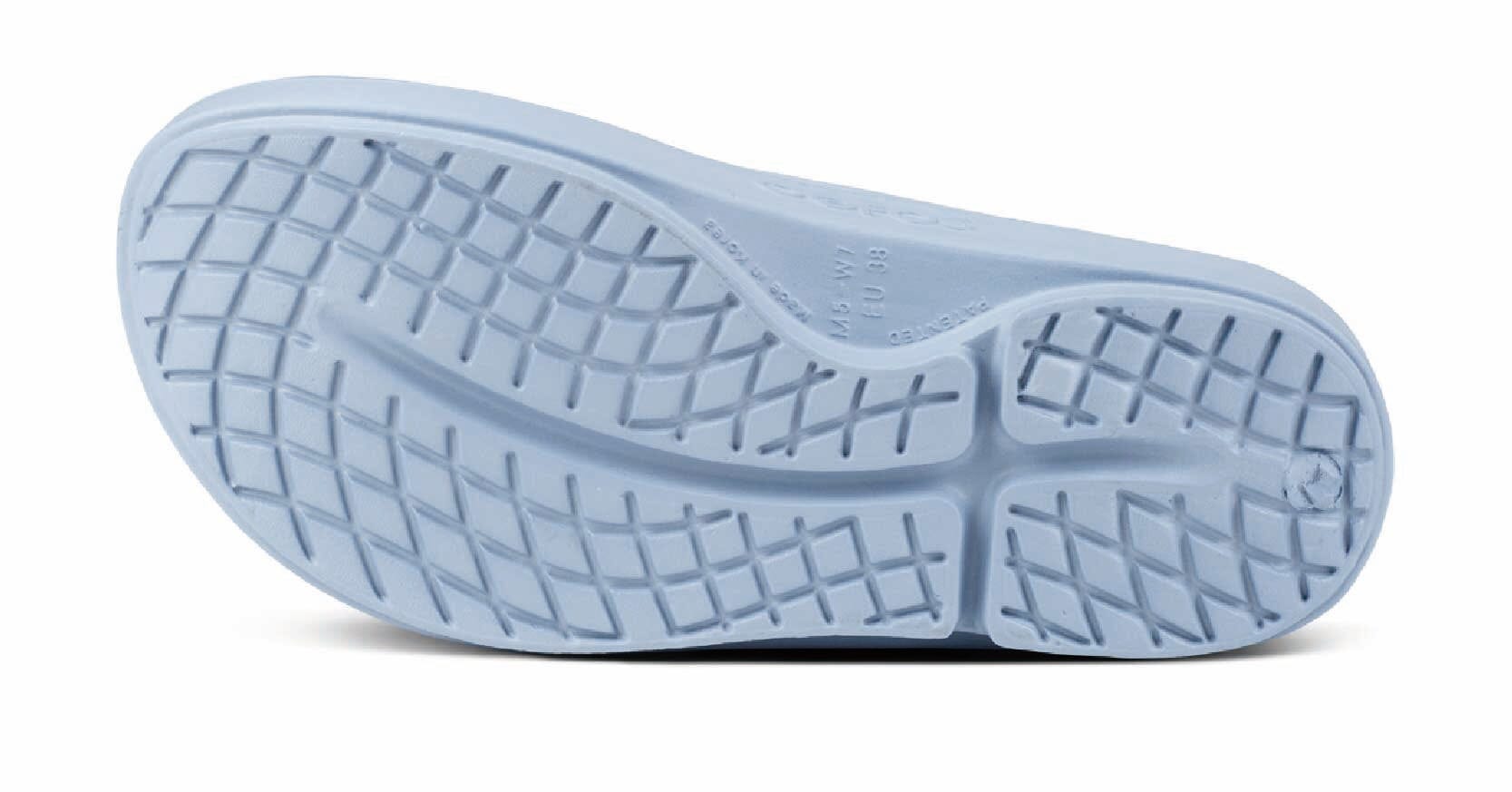 OOFOS Unisex OOriginal Thong Sandal - Neptune Blue 