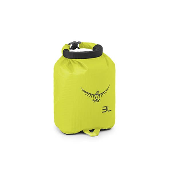 Osprey Ultralight Dry Sack 3 Litre - Waterproof Stuff Sack Electric Lime 