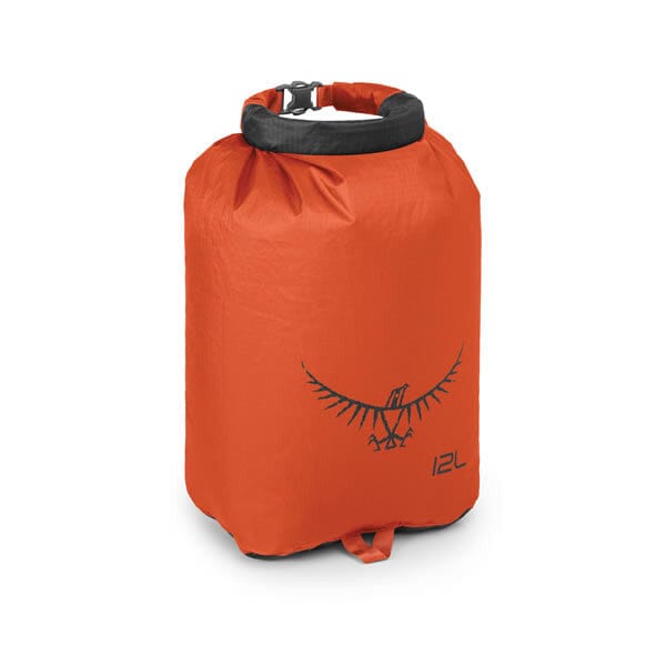 Osprey Ultralight Dry Sack 12 Litre - Waterproof Stuff Sack Poppy Orange 