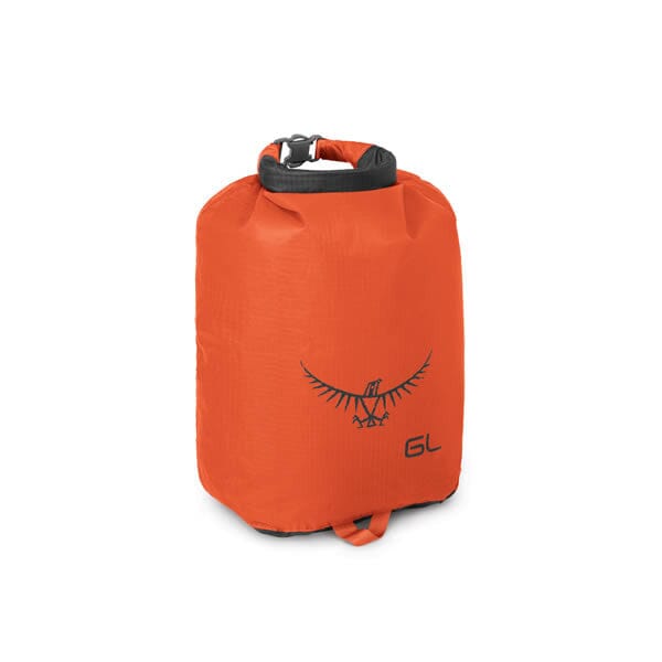 Osprey Ultralight Dry Sack 6 Litre - Waterproof Stuff Sack Poppy Orange 