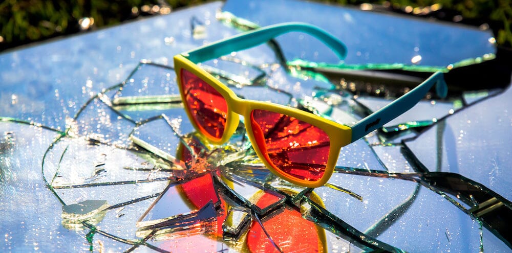 goodr OG - Sports Sunglasses - Pineapple Painkillers 