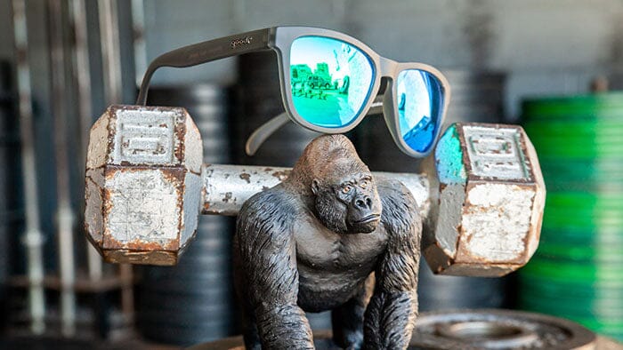 goodr OG - Sports Sunglasses - Silverback Squat Mobility 
