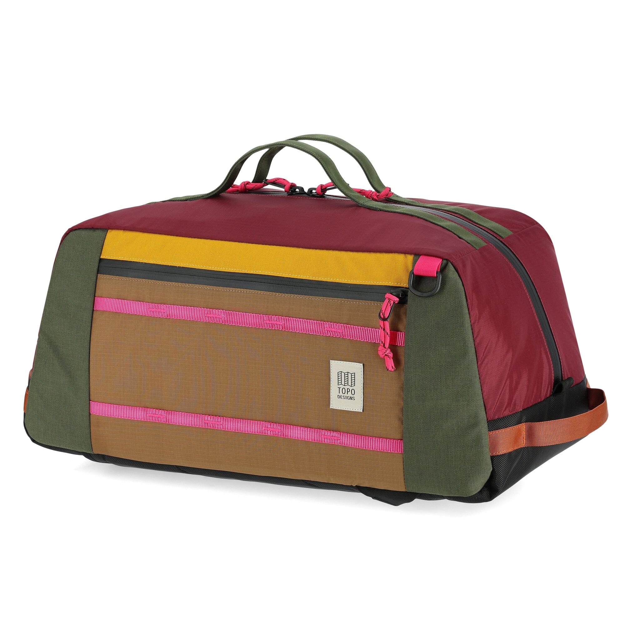 Mountain Duffel Burgundy / Dark Khaki 