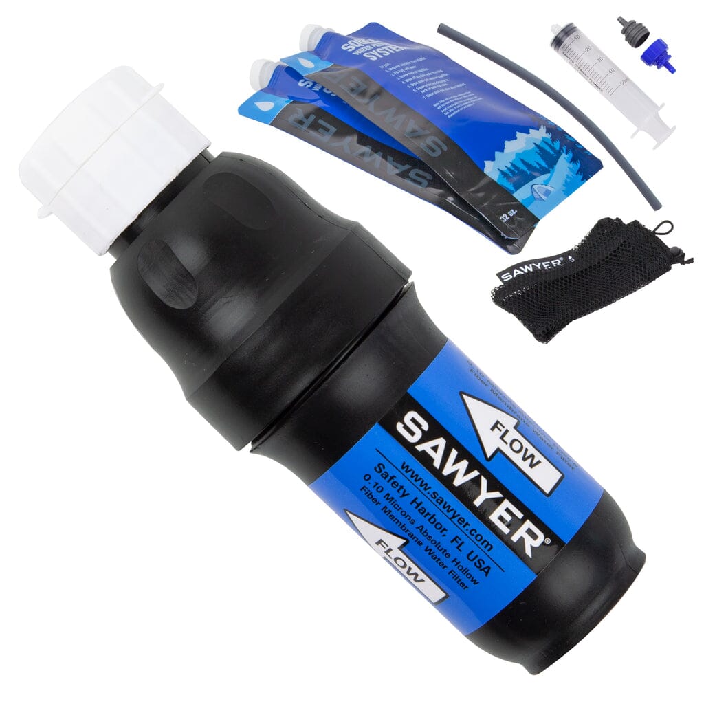 Sawyer Squeeze Water Filtration System With 2 1L Pounches 