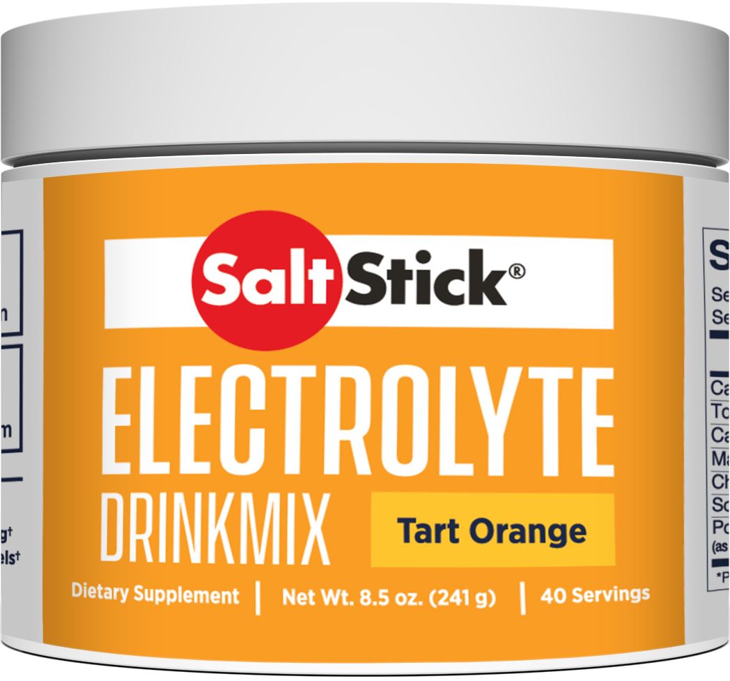 SaltStick DrinkMix 40 Serving Tub Tart Orange 