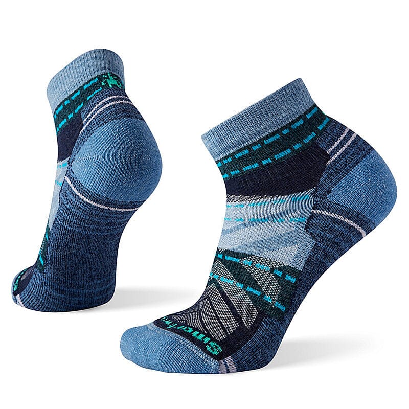 Smartwool Women's Hike Light Cushion Margarita Ankle Socks Mist Blue G61 S 