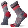 Smartwool Hike Light Cushion Striped Mid Crew Socks Medium Gray 052MG M 