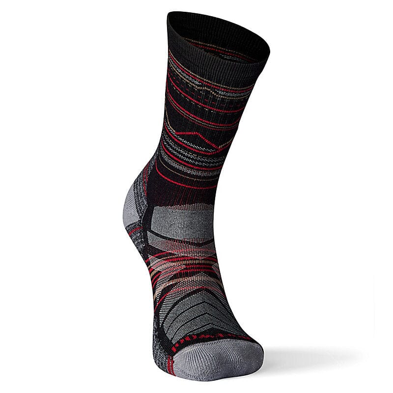 Smartwool Hike Light Cushion Mountain Range Pattern Crew Socks 