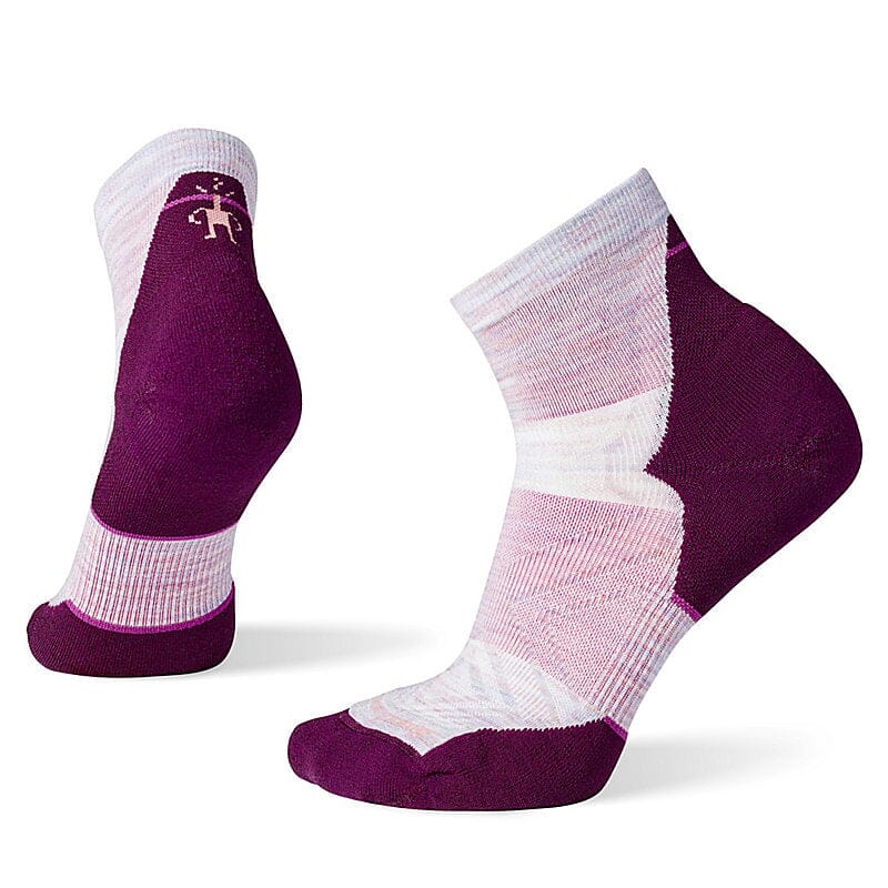Smartwool Women's Run Targeted Cushion Ankle Socks Light Gray 039 S 
