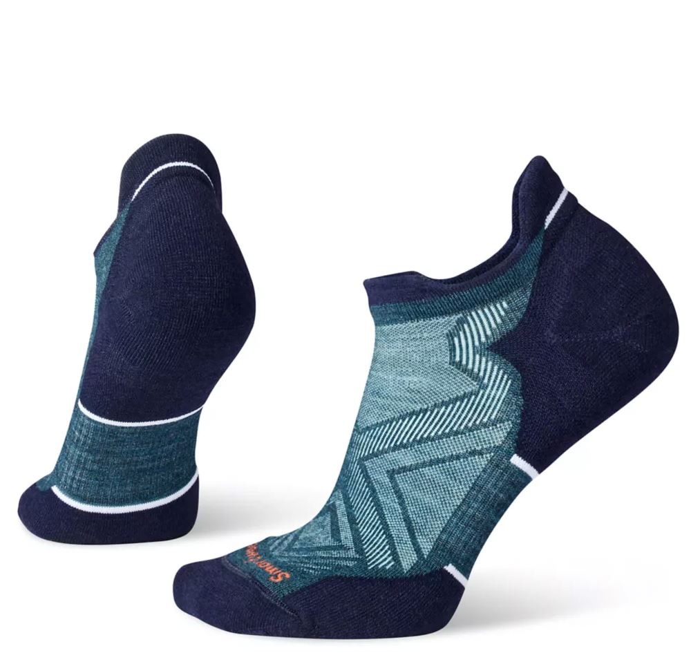 Smartwool Women's Run Targeted Cushion Low Ankle Socks Twilight Blue G74 M 