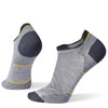 Smartwool Run Zero Cushion Low Ankle Socks Light Gray 039 L 