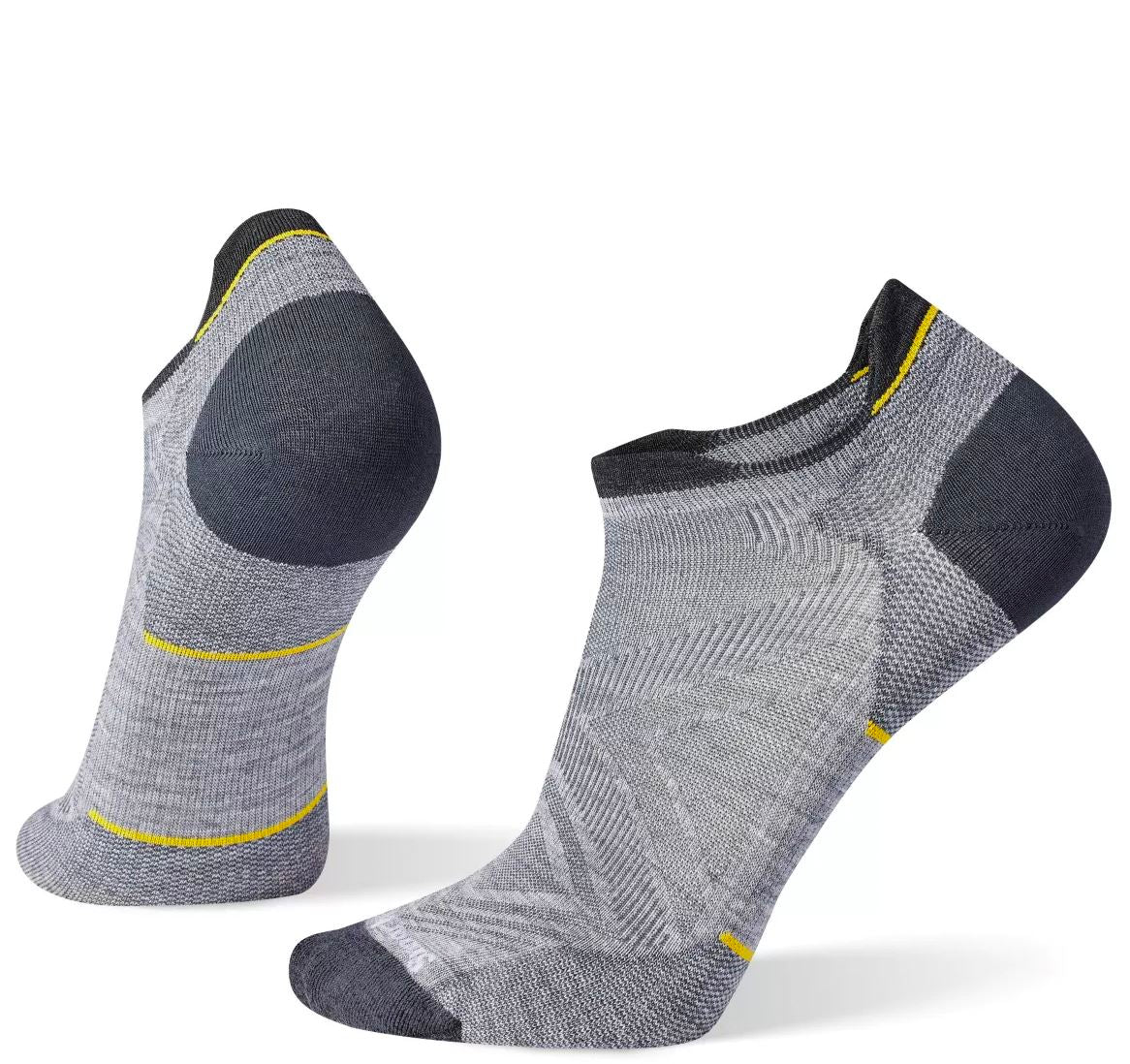 Smartwool Run Zero Cushion Low Ankle Socks Light Gray 039 L 