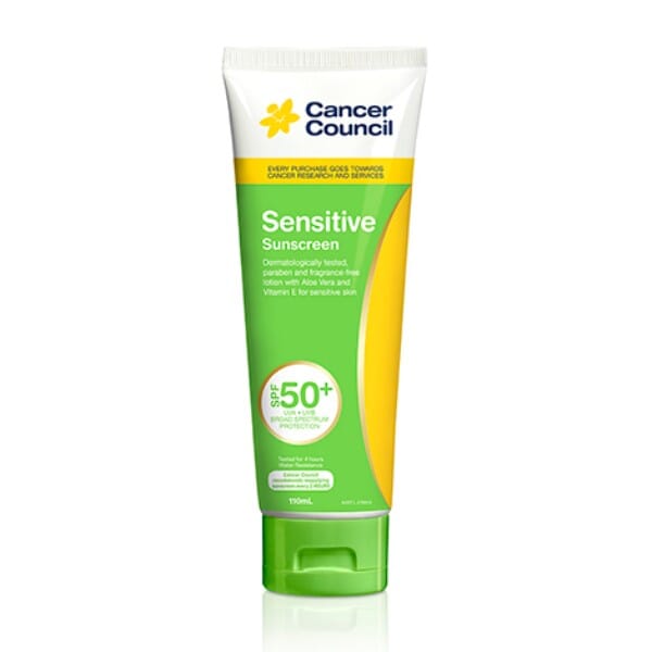 Cancer Council Sensitive Sunscreen Spf50+ TUBE 110ML 