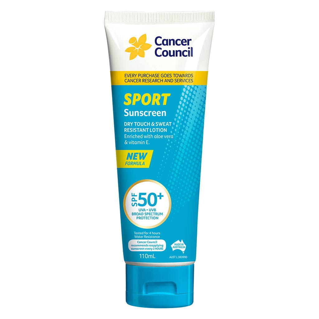 Cancer Council Sport Sunscreen Spf50+ TUBE 110ML Dry Touch 
