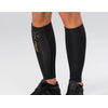 2XU Unisex Light Speed Compression Calf Guards UA3064B Black/Gold XS 