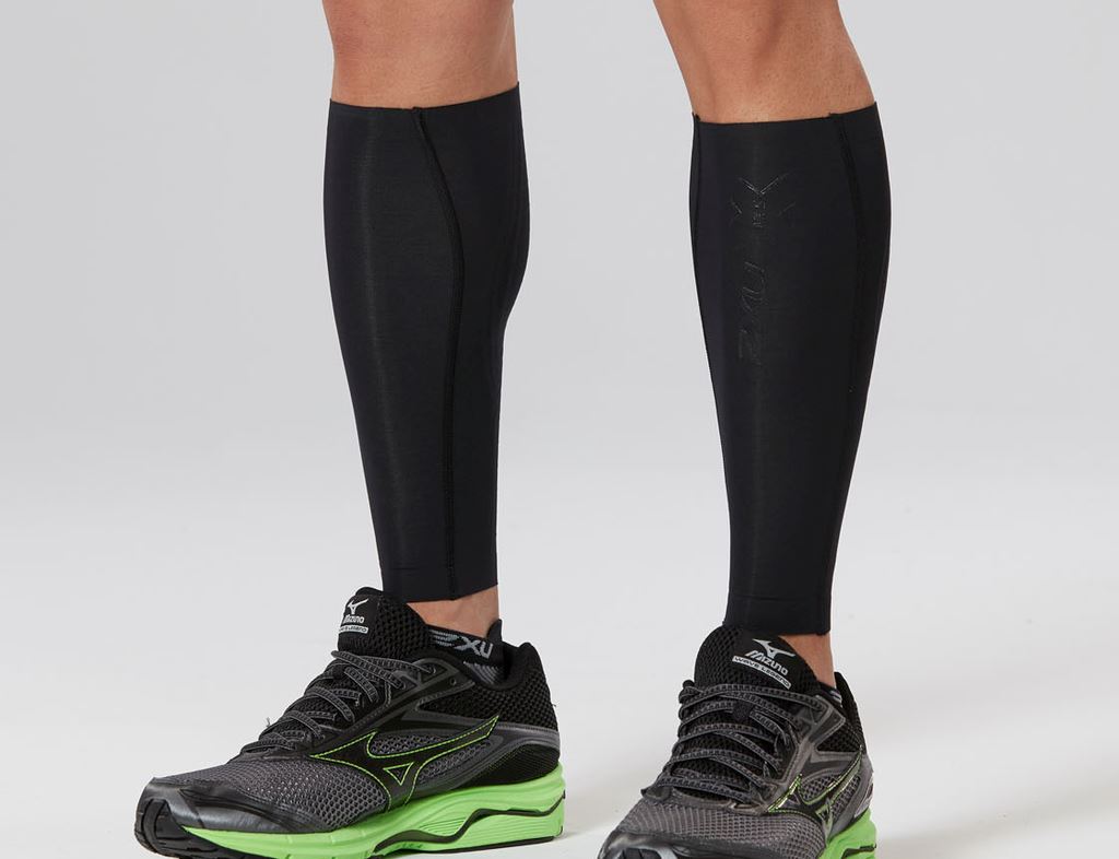 2XU Unisex Light Speed Compression Calf Guards UA3064B Black/Nero XS 