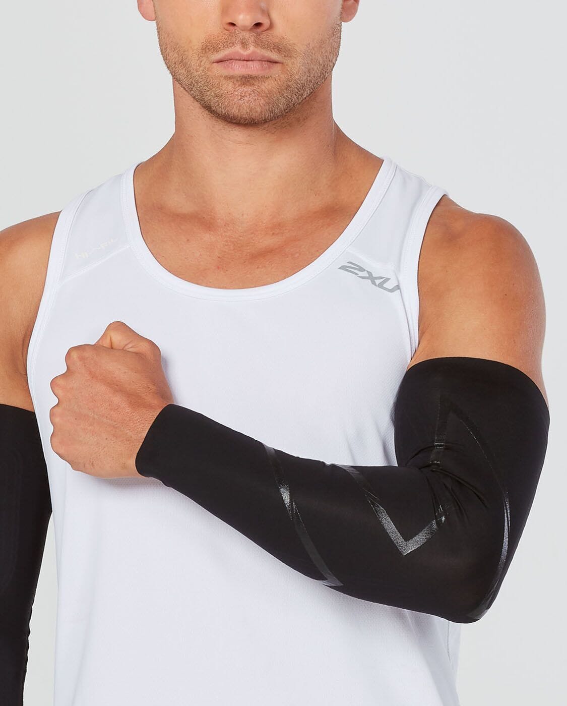 2XU Unisex Force Compression Arm Guards UA3513A Black/Nero XS 