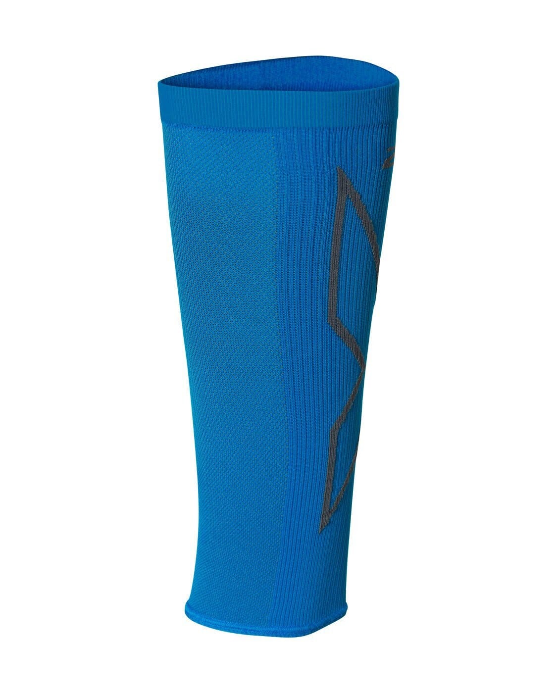 2XU Unisex X Compression Calf Sleeves UA5458B Vibrant Blue/Grey XS 
