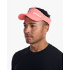 2XU Unisex Run Visor UQ5686F Hyper Coral/White OSFA 