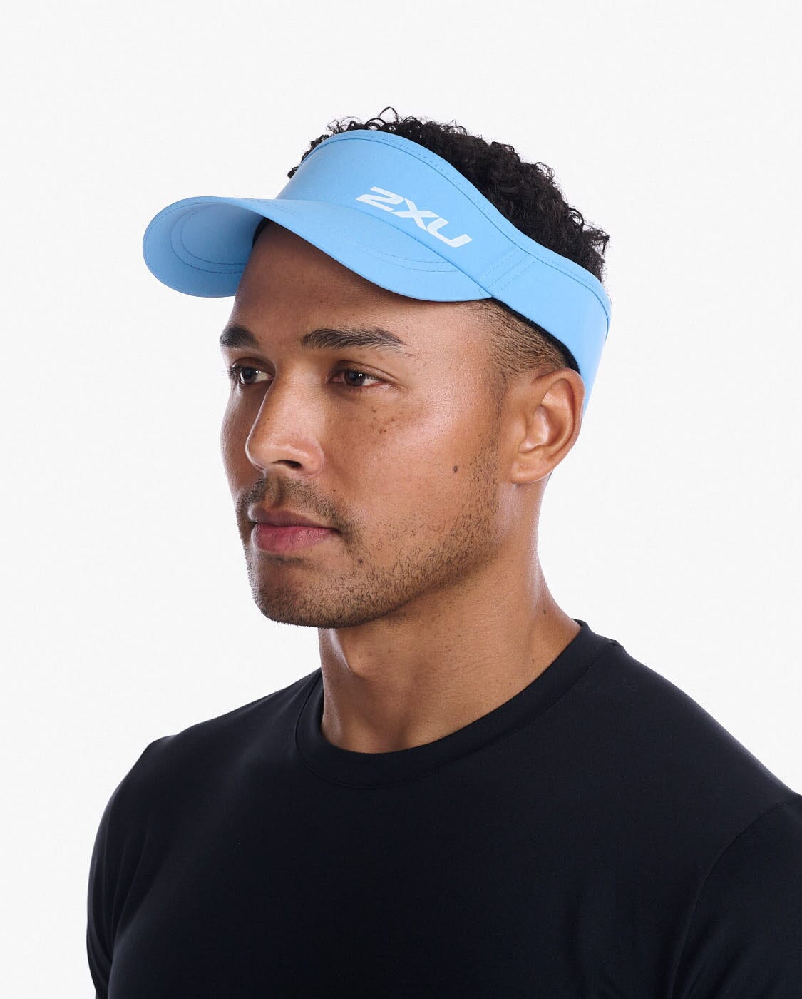 2XU Unisex Run Visor UQ5686F Mirage/White OSFA 