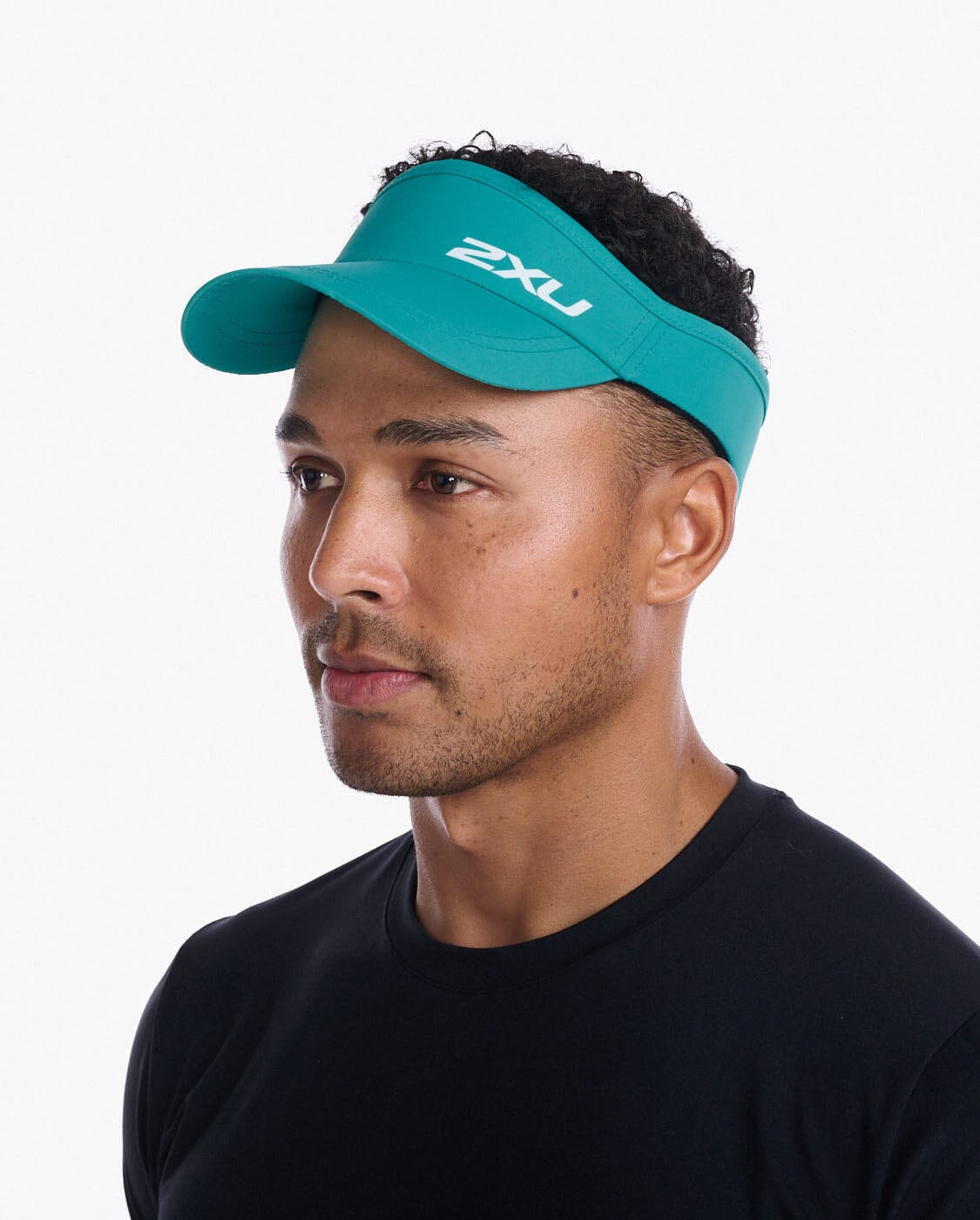 2XU Unisex Run Visor UQ5686F Porcelain/White OSFA 