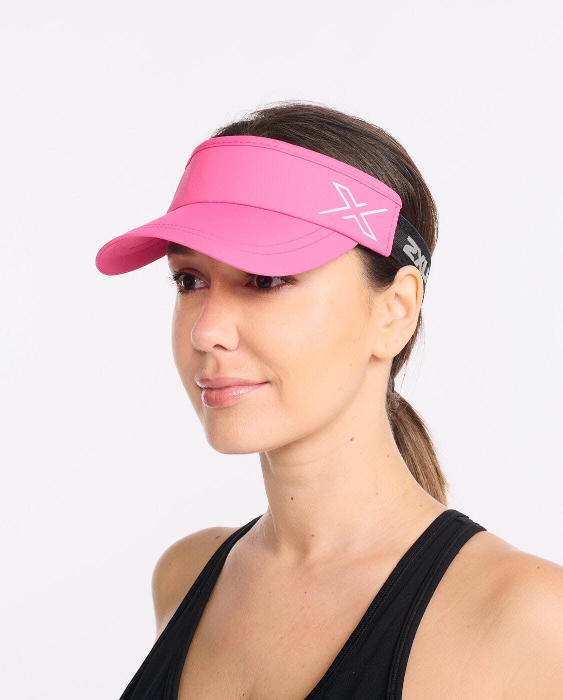 2XU Unisex Performance Visor UQ6165F Magenta/White OSFA 