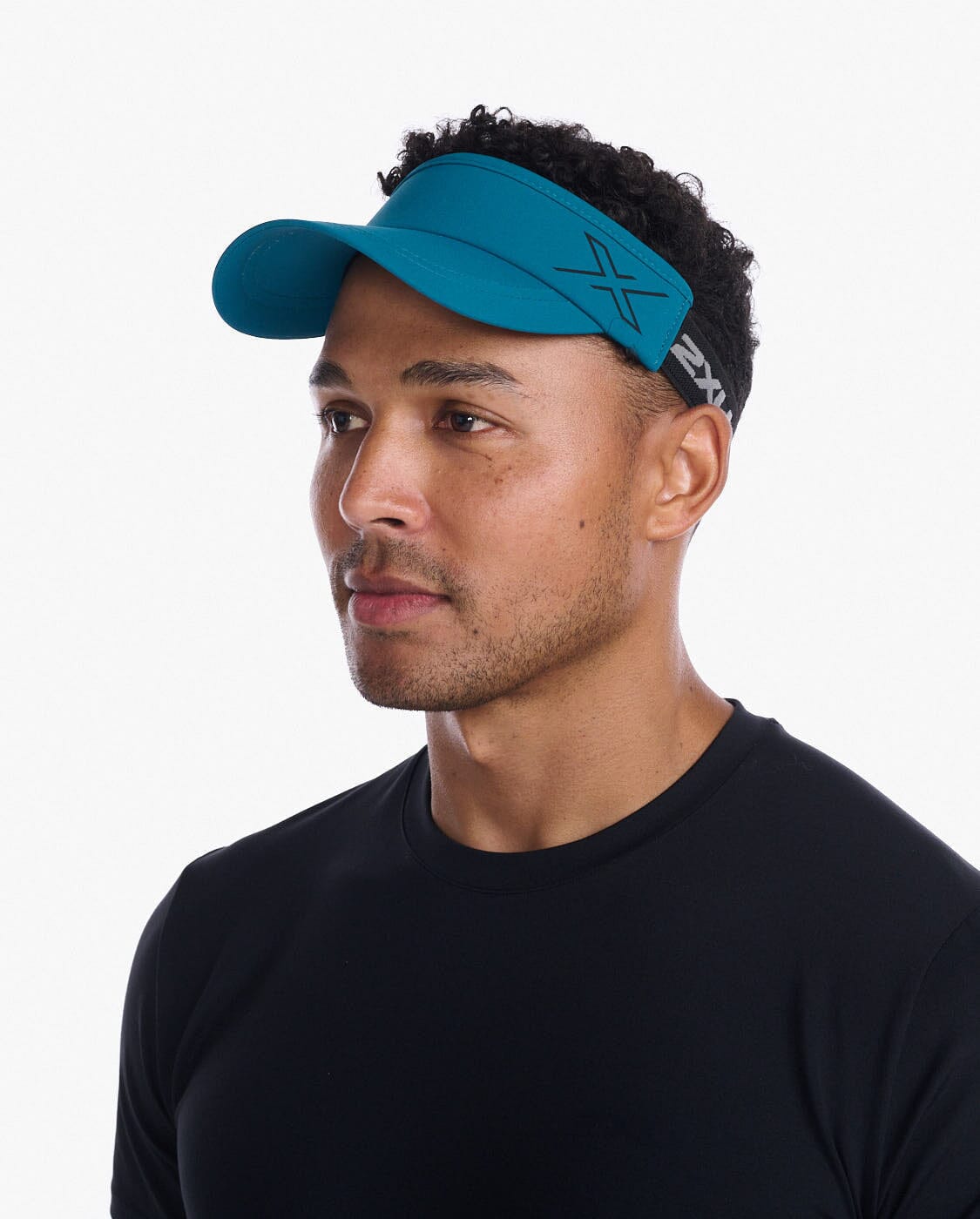 2XU Unisex Performance Visor UQ6165F Oceanside/Black OSFA 