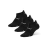 2XU Unisex Ankle Socks 3 Pack UQ6551E Black/White S 