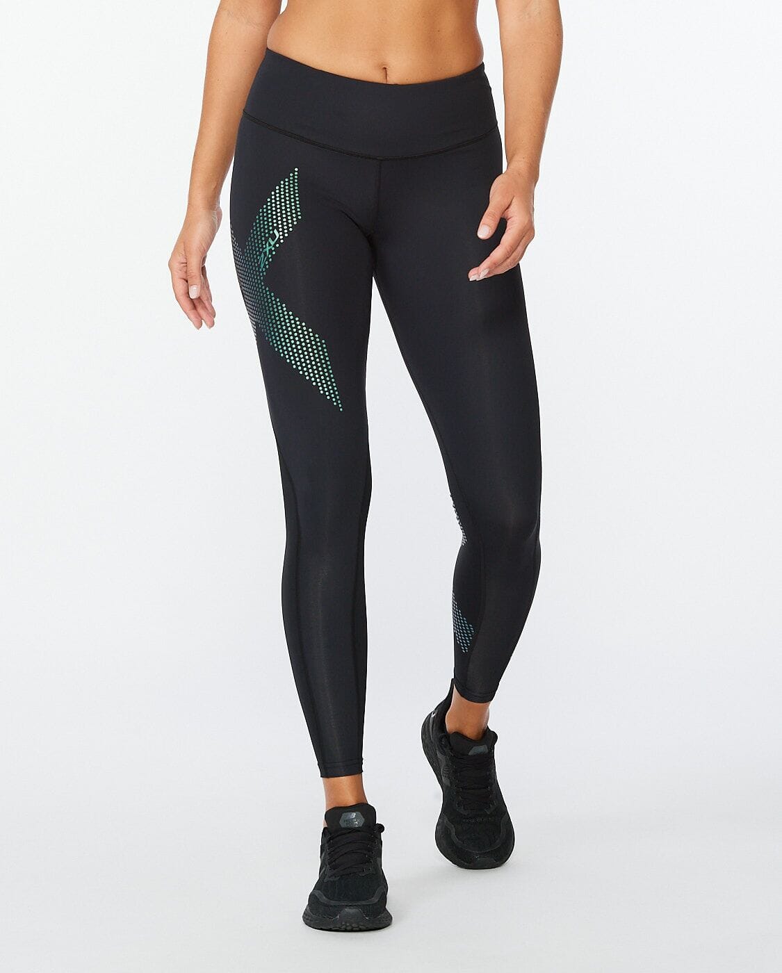 2XU Women's Motion Mid-Rise Compression Tights WA2864B 