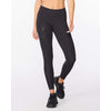 2XU Women's Motion Mid-Rise Compression Tights WA2864B Black/Dotted Black Logo XS 