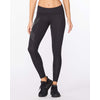 2XU Women's Motion Mid-Rise Compression Tights WA2864B Black/Dotted Reflective Logo XS 