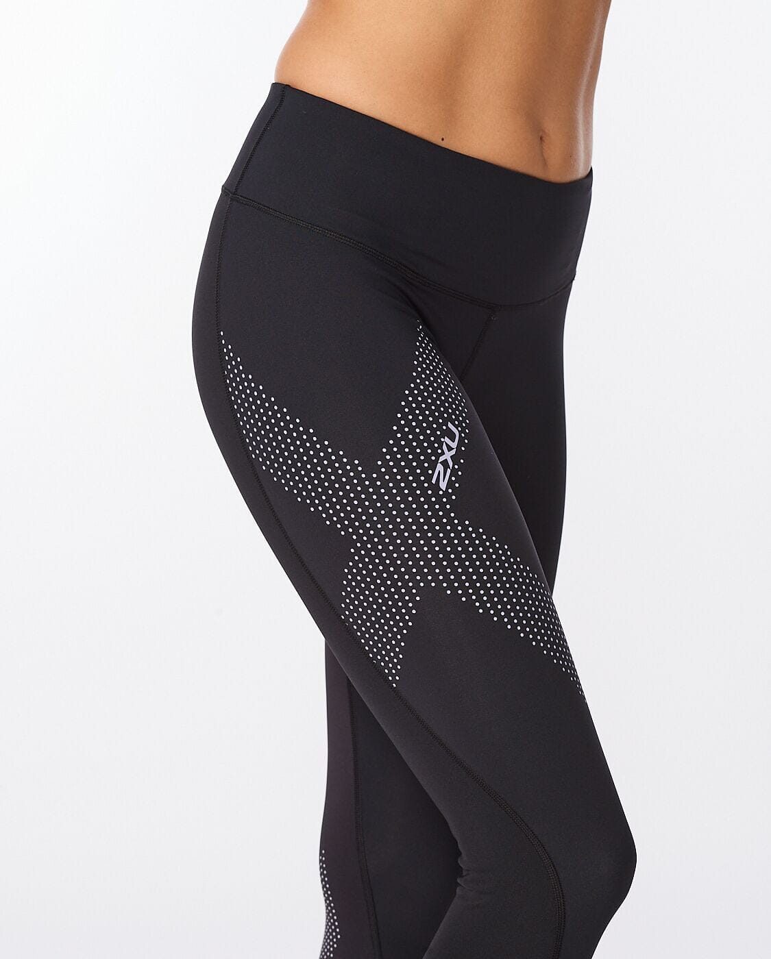 2XU Women's Motion Mid-Rise Compression Tights WA2864B 