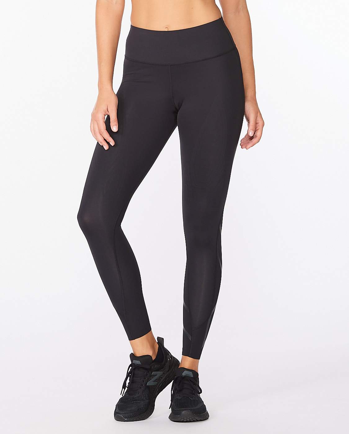 2XU Women's Force Mid-Rise Compression Tights WA5367B Black/Nero XXS 