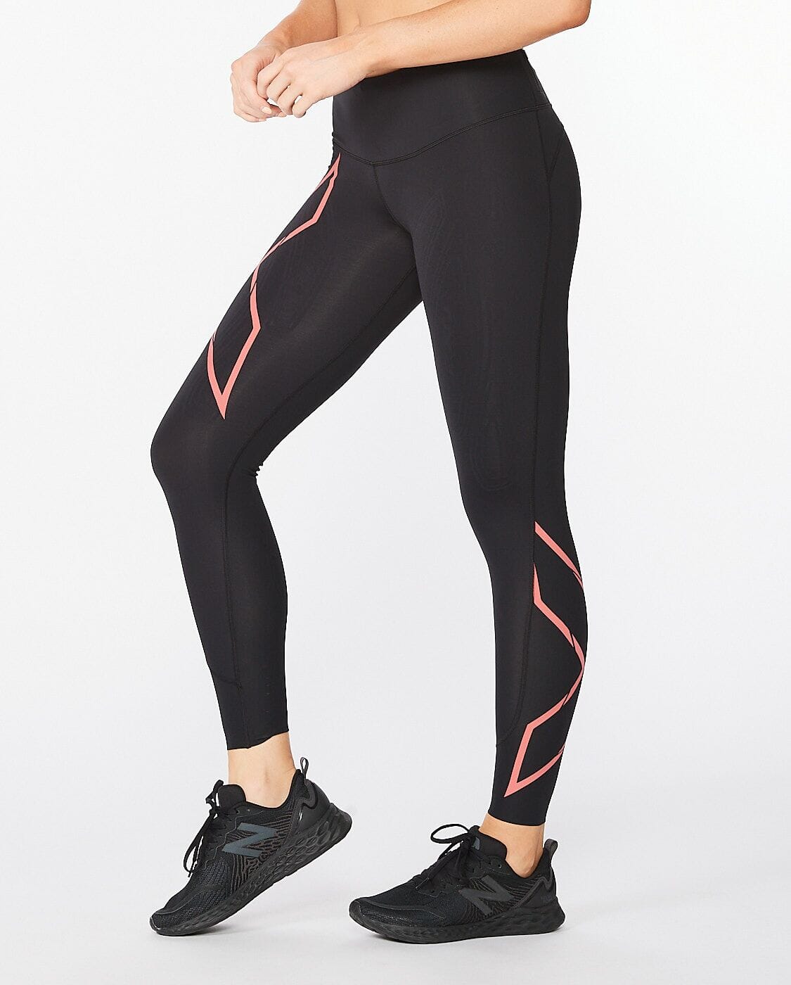2XU Women's Light Speed Mid-Rise Compression Tights WA6523B 