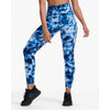 2XU Women's Form Pop Seam Hi-Rise Compression Tights WA6618B Digital Dye/White XS 