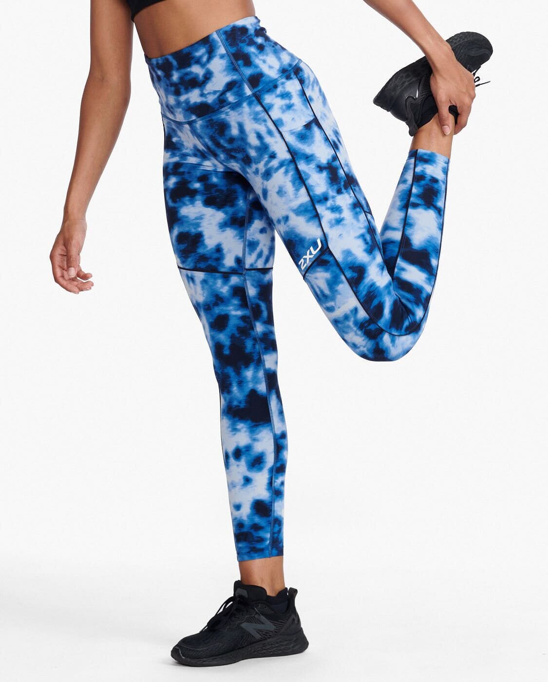 2XU Women's Form Pop Seam Hi-Rise Compression Tights WA6618B 