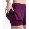 2XU Women's Aero 2-in-1 4" Inch Shorts WR6861B 