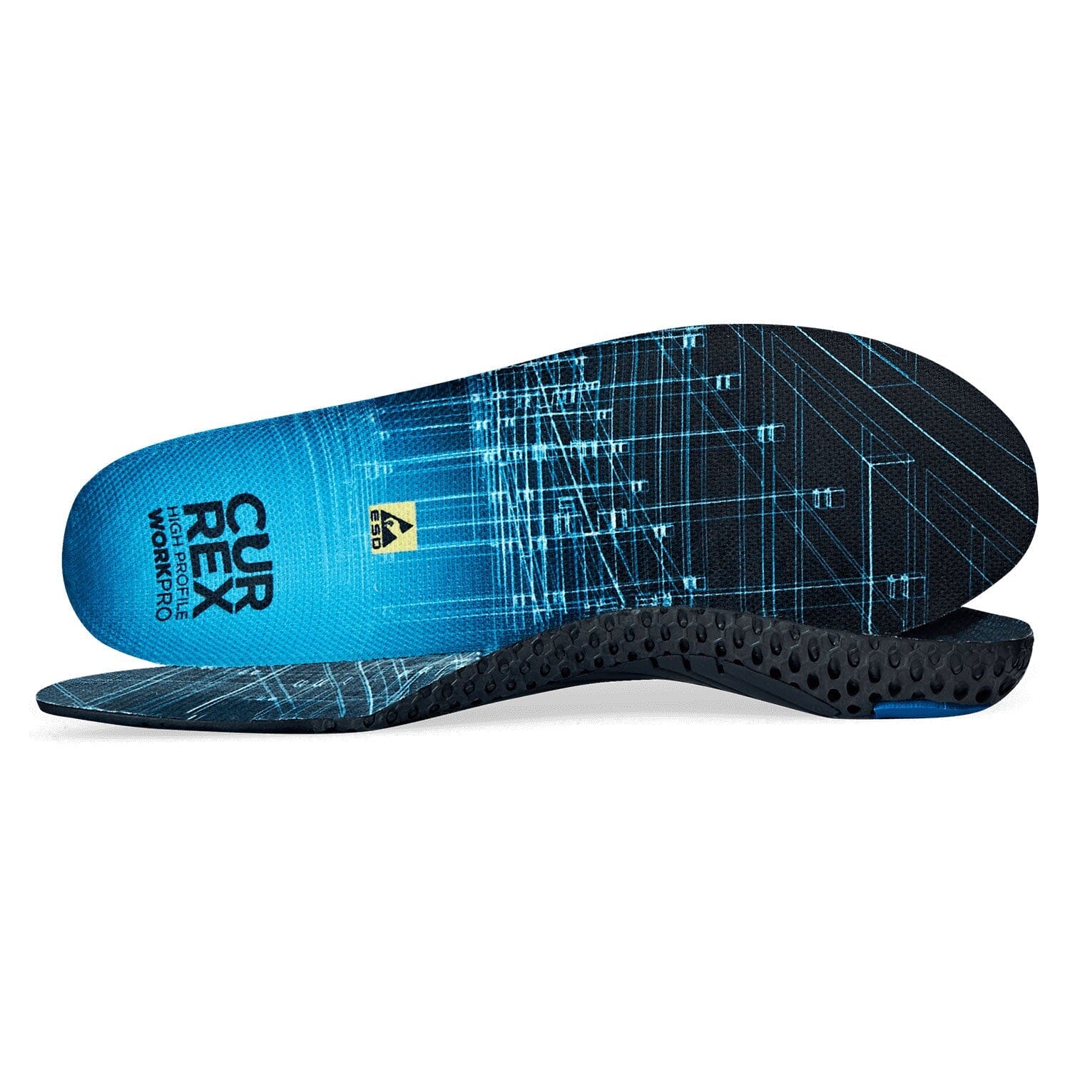 CURREX® WORKPRO™-ESD Insoles | Safety Insoles for Work Boots & Shoes High EU 34.5-36.5 