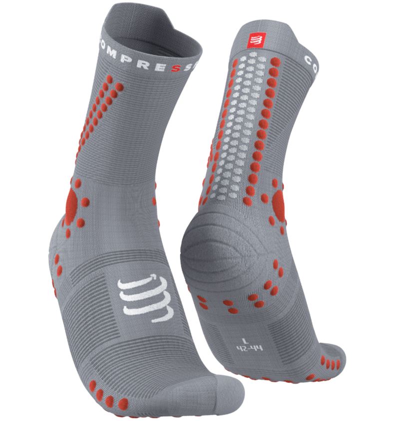 Compressport Pro Racing Socks V4.0 Trail Alloy/Orangeade T3 