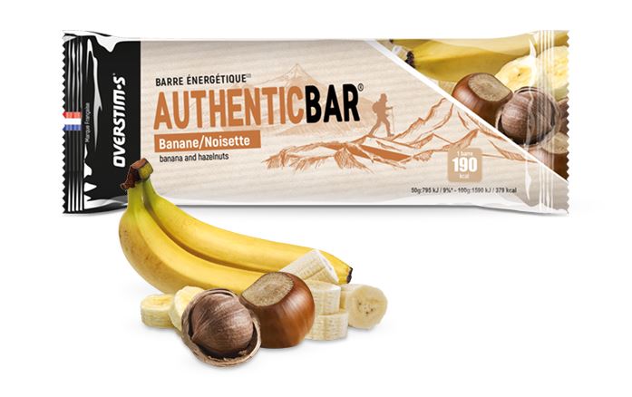 OVERSTIM.s Authentic Bar 50g Banana Nuts 